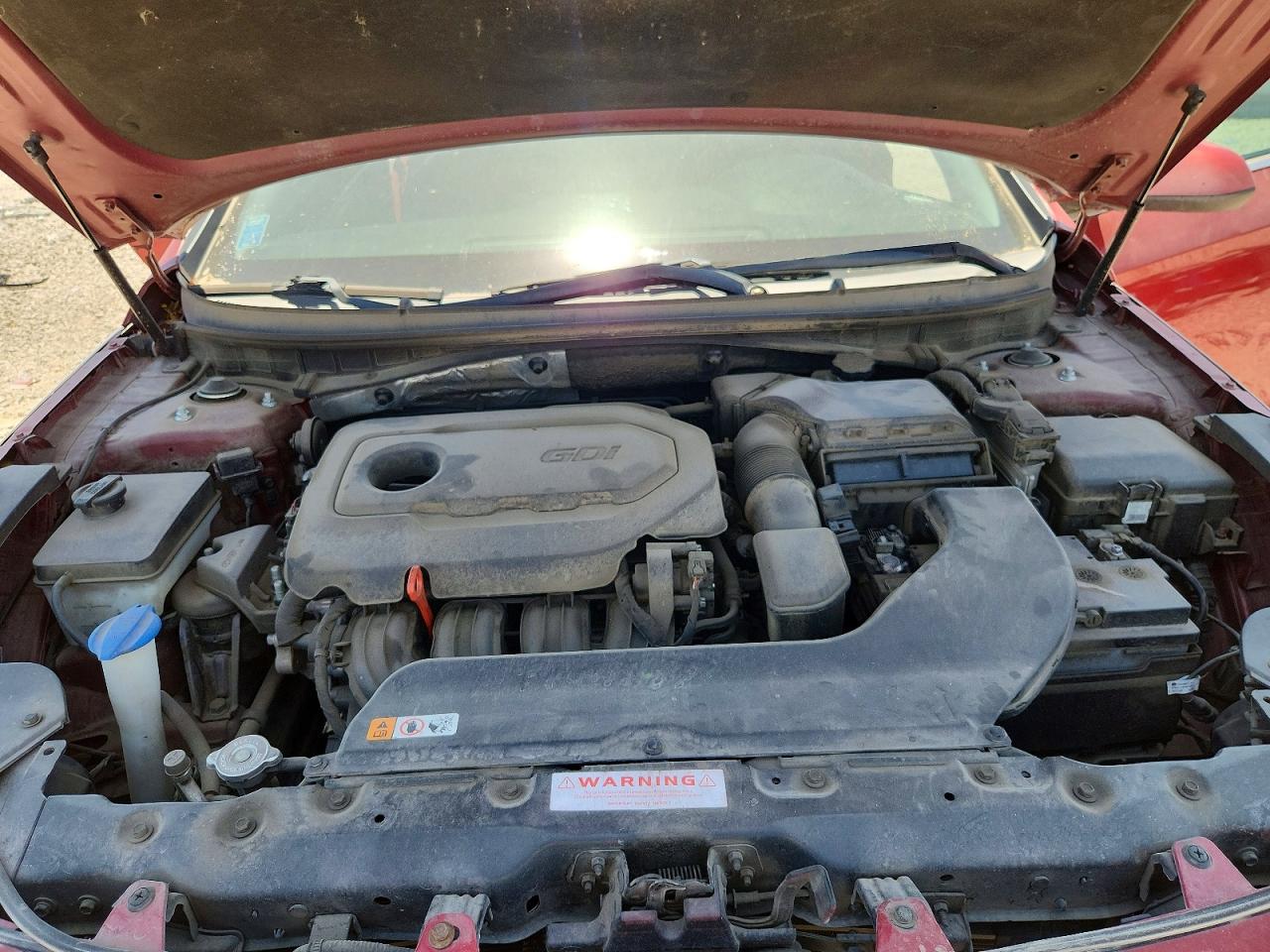2015 Hyundai Sonata Se Red vin: 5NPE24AF7FH188909