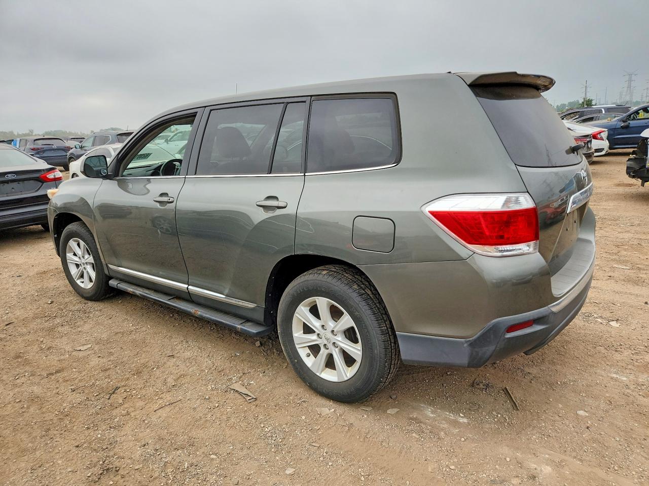 2011 Toyota Highlander Base Green vin: 5TDZA3EHXBS009406