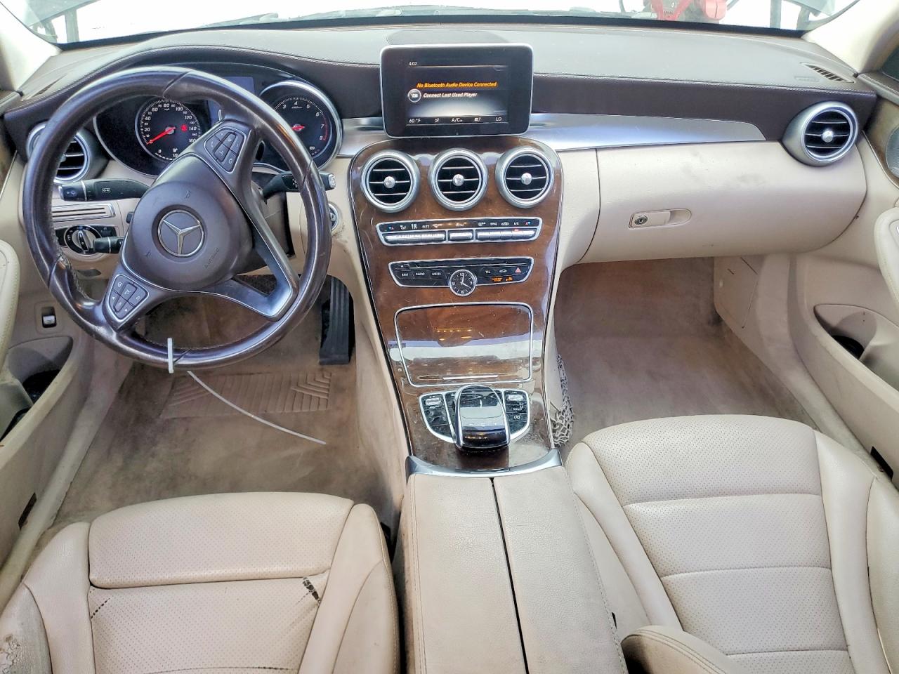 2015 Mercedes-benz C 300 4matic Black vin: 55SWF4KB7FU026103