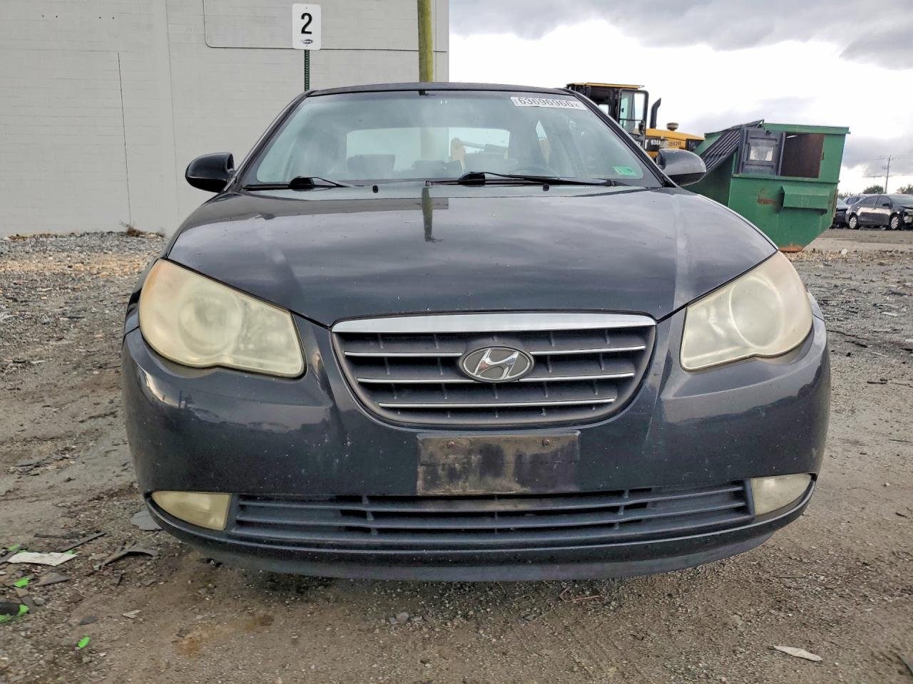 2008 Hyundai Elantra Gls Black vin: KMHDU46D88U566821