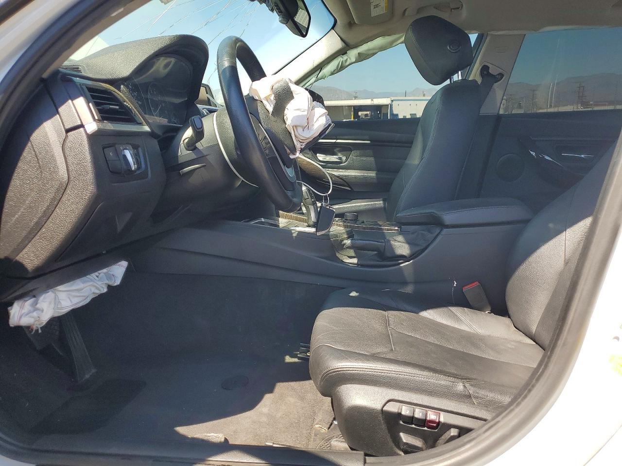 2015 Bmw 328 I White vin: WBA3A5G55FNS83710