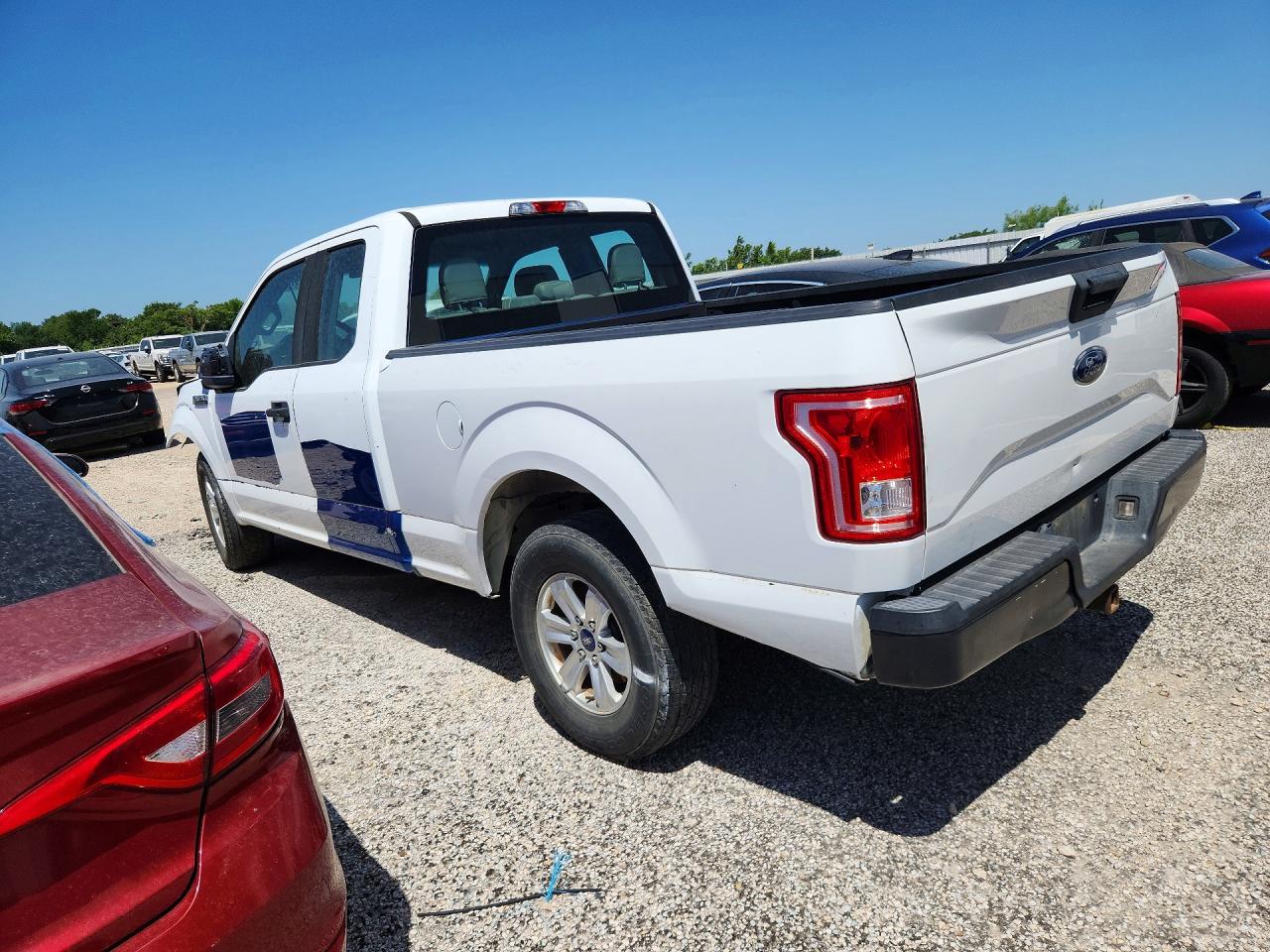 2015 Ford F150 Super Cab Blue vin: 1FTEX1C87FKD85188