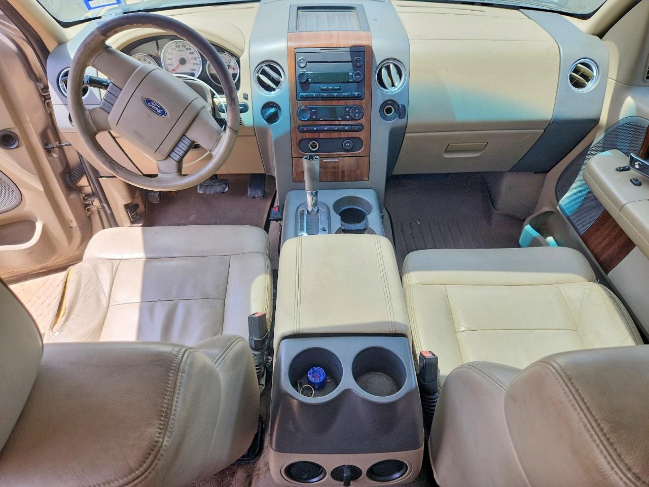 2004 Ford F150 Supercrew Beige vin: 1FTPW14574KC90028