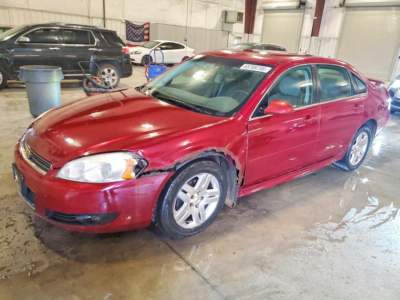 2010 Chevrolet Impala Lt Maroon vin: 2G1WB5EN0A1172033
