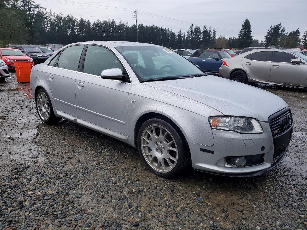 2006 Audi S4 Quattro Silver vin: WAUGL78E96A181369