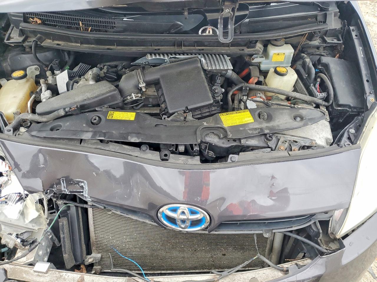 2010 Toyota Prius Ii Gray vin: JTDKN3DU1A1309450