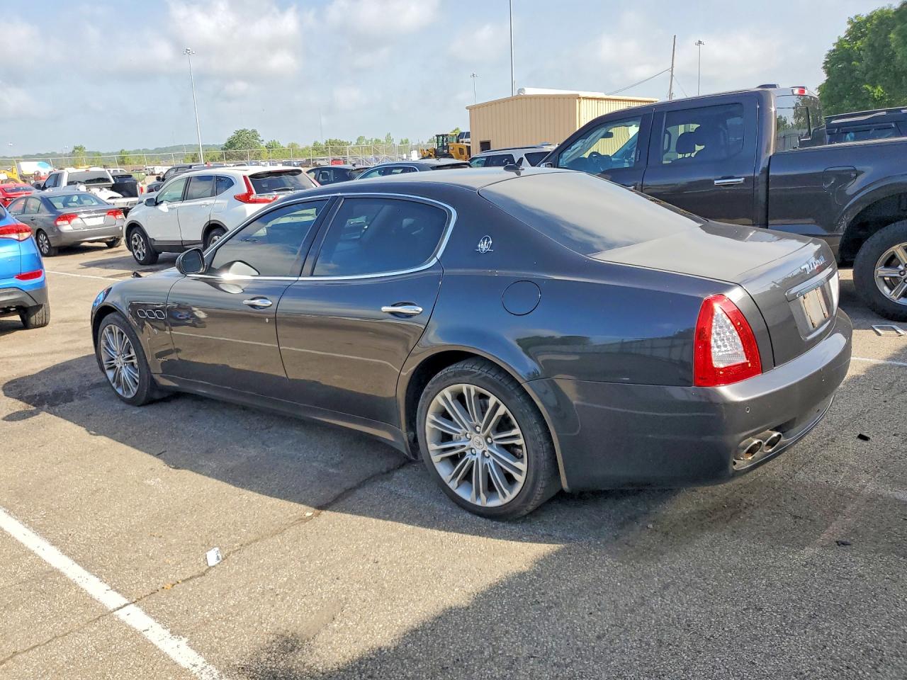 2011 Maserati Quattroporte S Gray vin: ZAM39JKA3B0058116