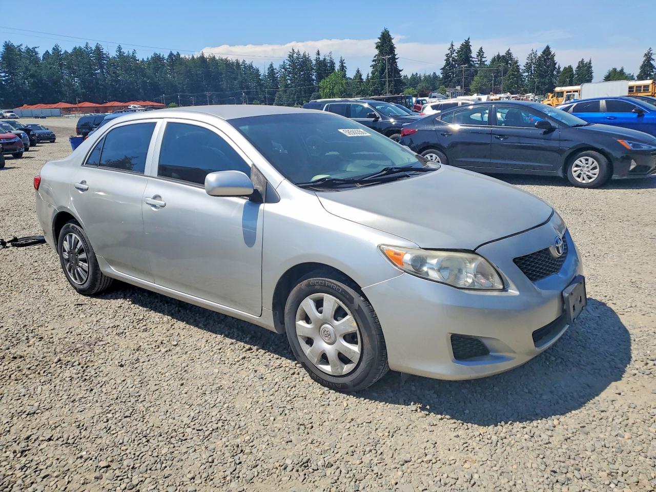 2009 Toyota Corolla Le Silver vin: 1NXBU40E89Z062666