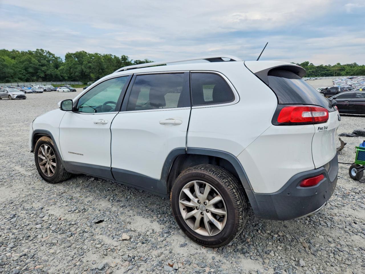 2014 Jeep Cherokee Limited Белый vin: 1C4PJLDS3EW115236