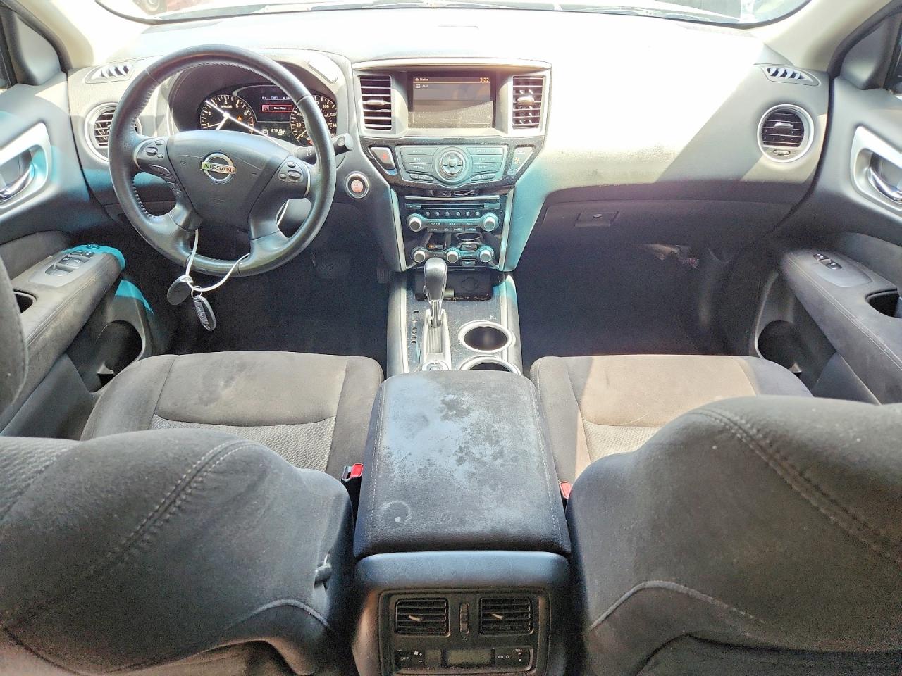 2015 Nissan Pathfinder Sv Silver vin: 5N1AR2MM5FC665675