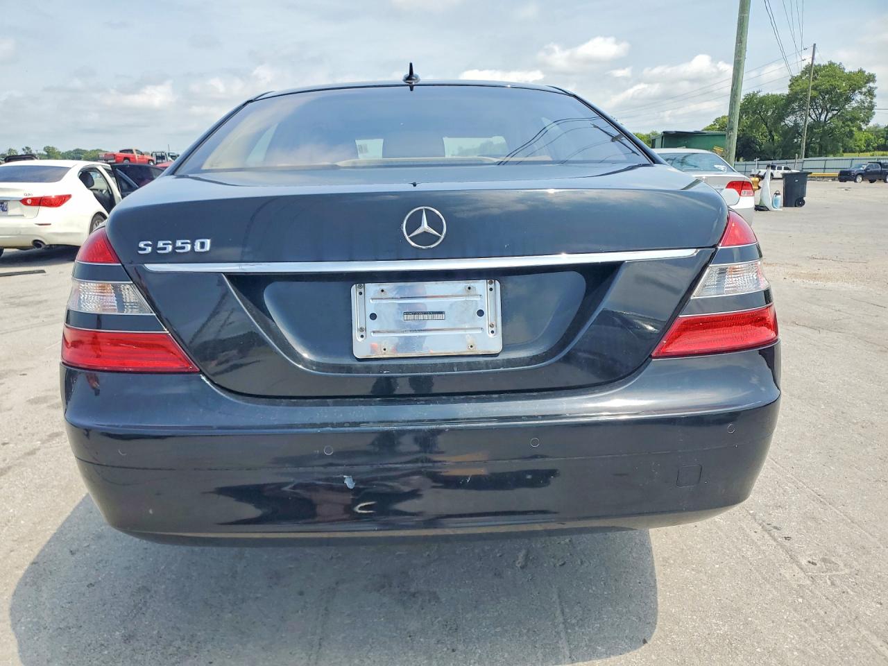 2008 Mercedes-benz S 550 Black vin: WDDNG71X38A211274