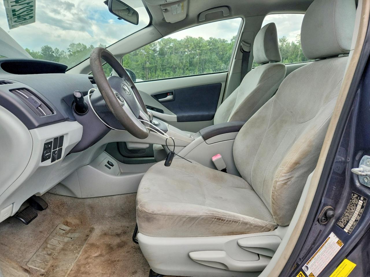 2010 Toyota Prius Ii Gray vin: JTDKN3DU5A5088203