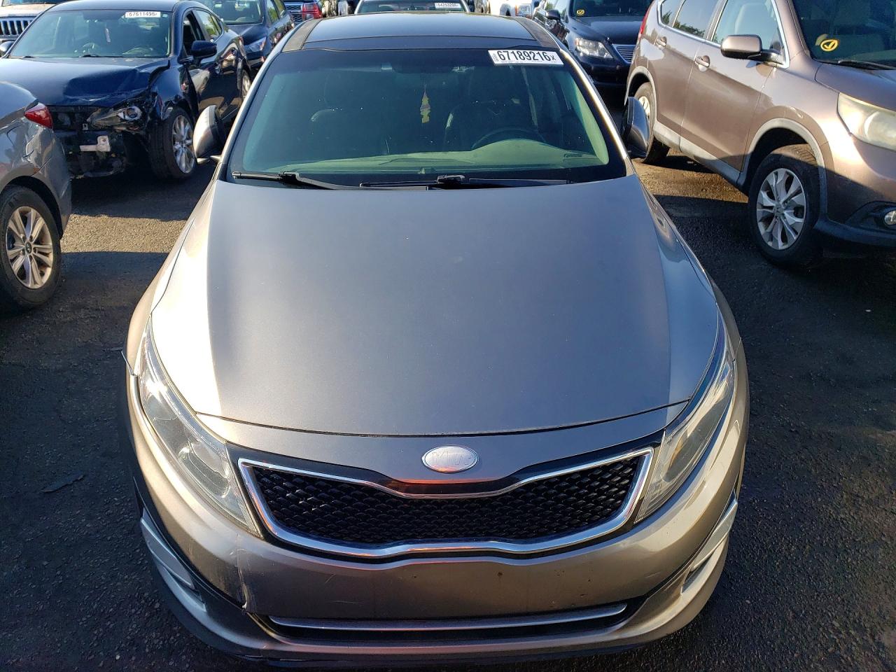 2014 Kia Optima Sx Gray vin: 5XXGR4A60EG305406