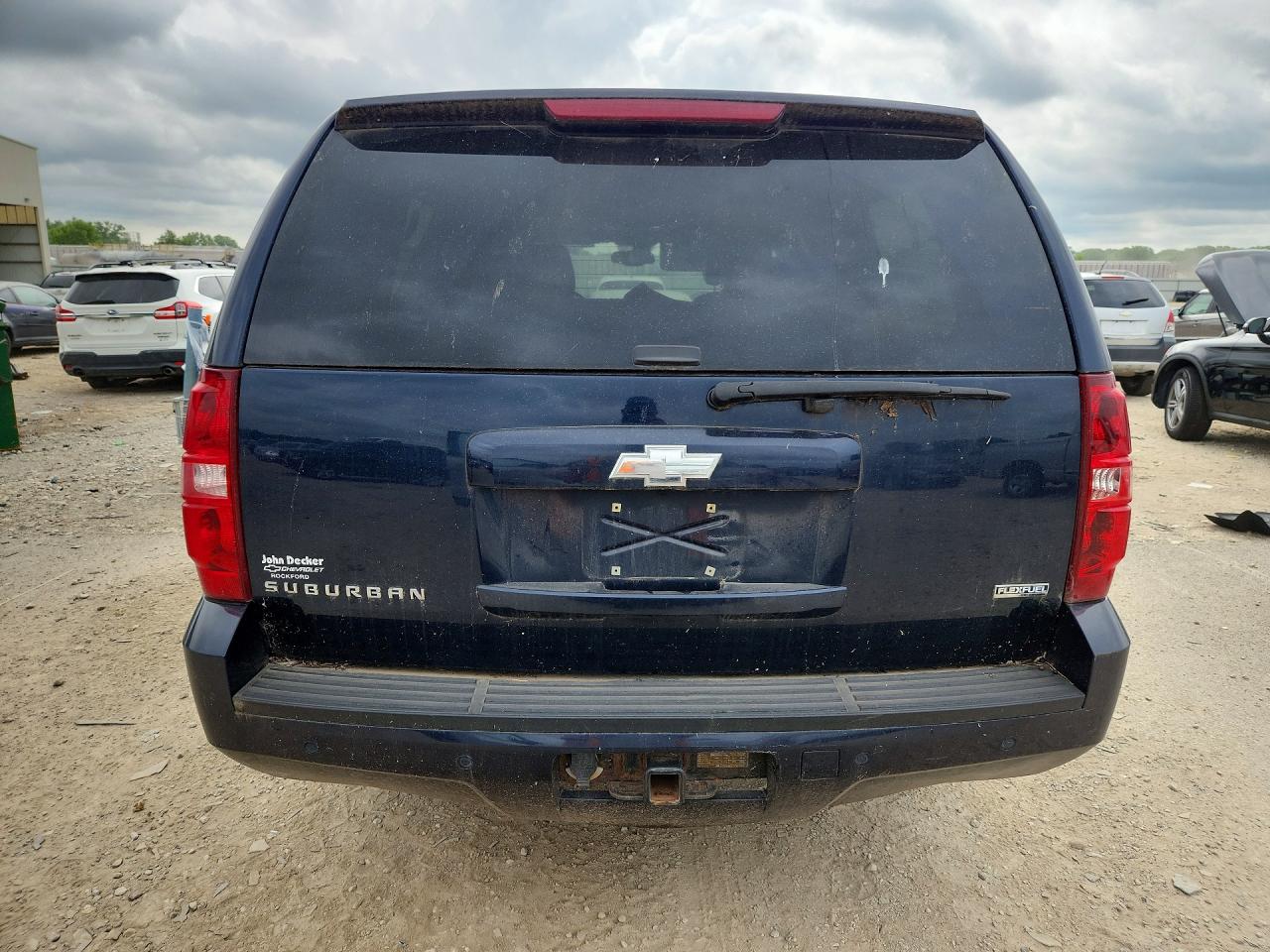 2008 Chevrolet Suburban K1500 Ls Blue vin: 3GNFK16328G157796