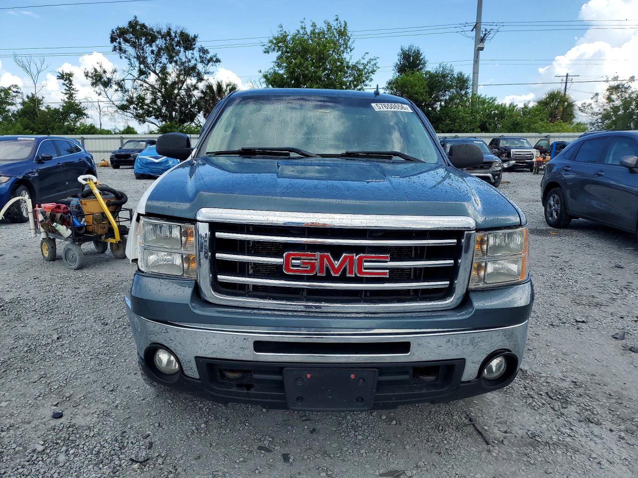 2013 Gmc Sierra K1500 Sle Blue vin: 1GTR2VE74DZ392065