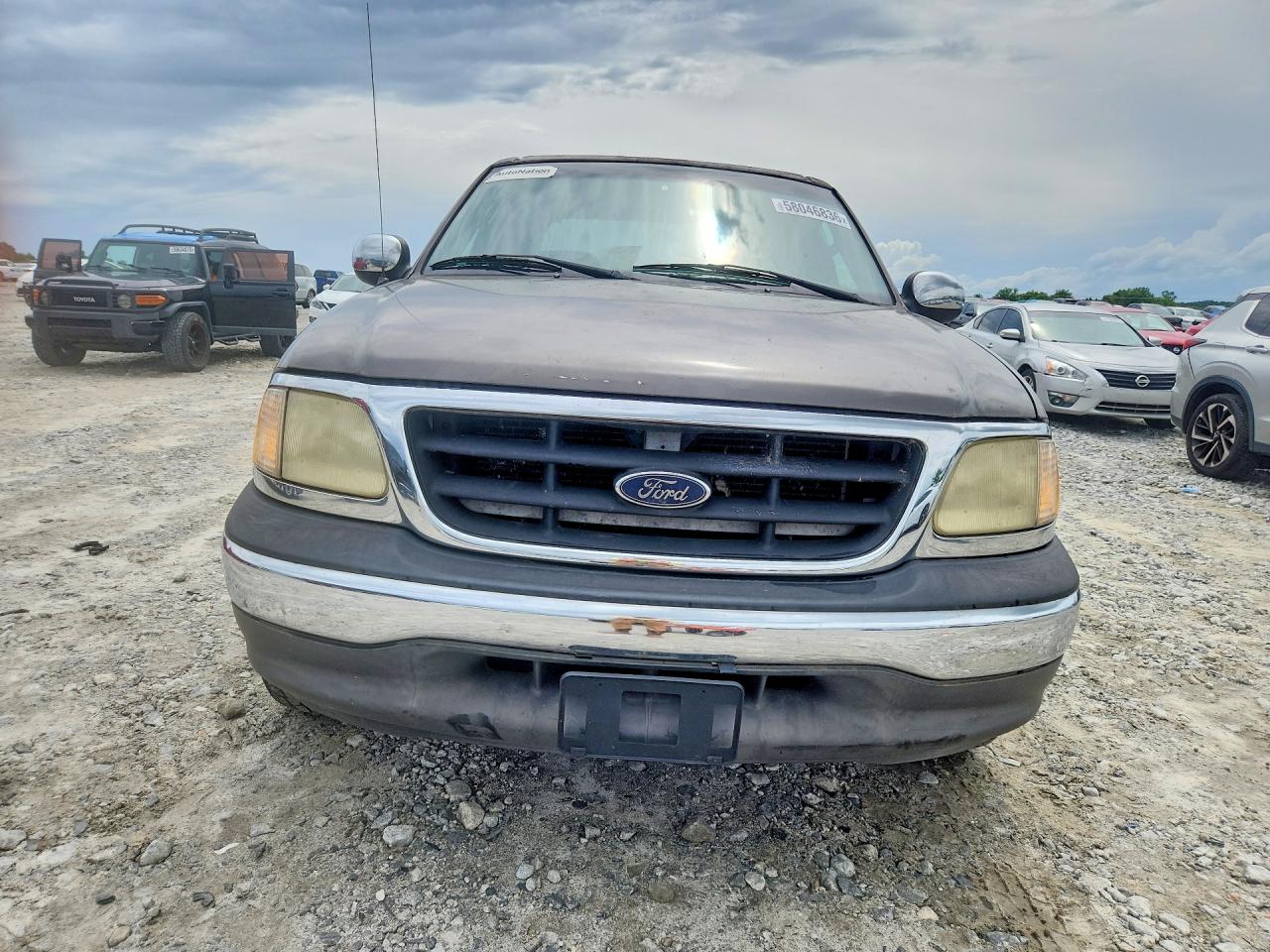 2002 Ford F150 Supercrew Серый vin: 1FTRW07652KC90002
