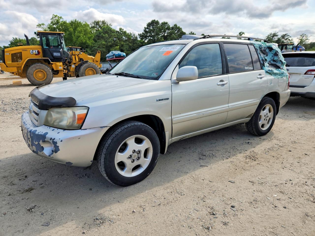 2004 Toyota Highlander Limited Silver vin: JTEEP21A240039713
