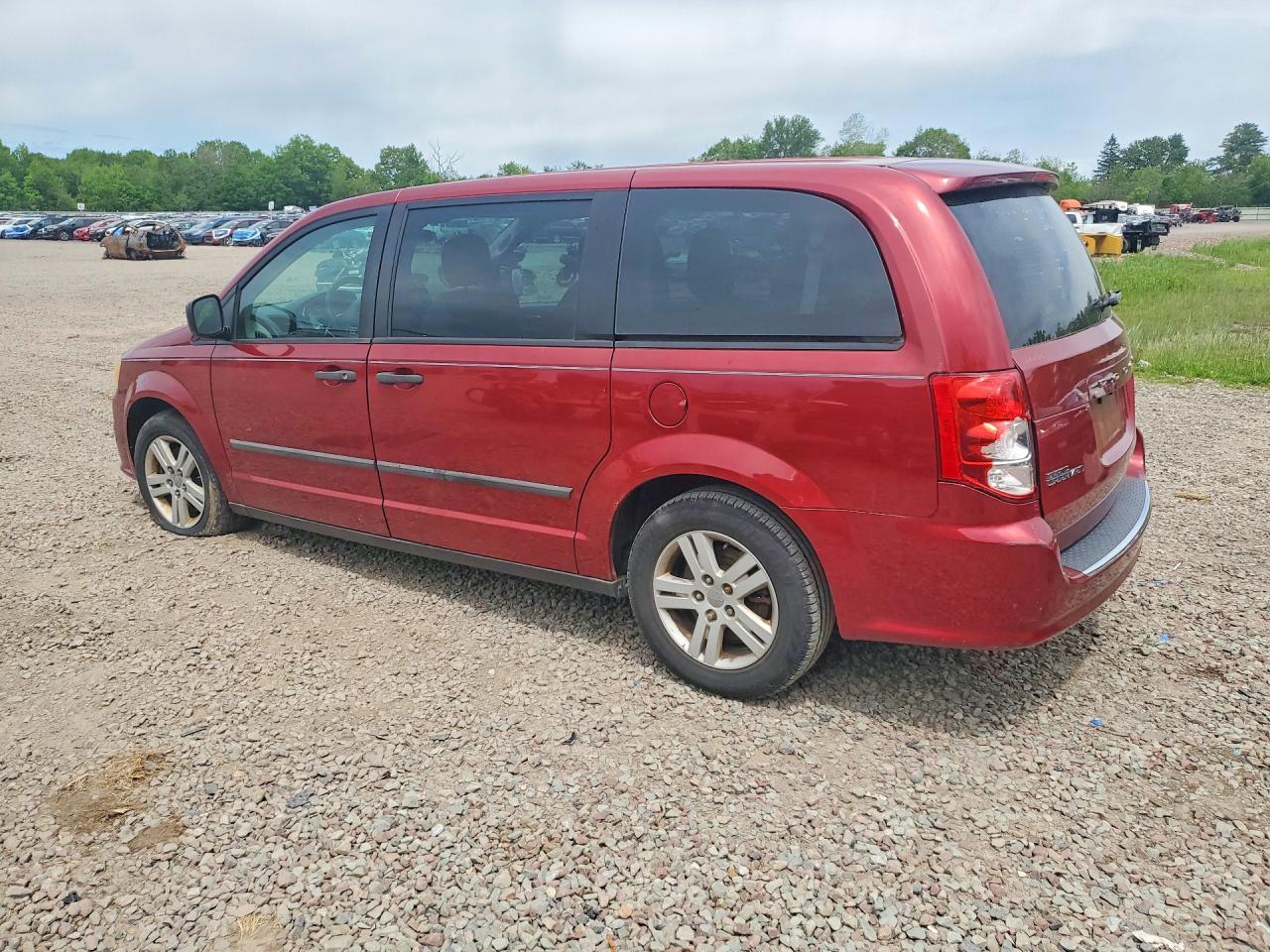2014 Dodge Grand Caravan Se Red vin: 2C4RDGBG5ER268649