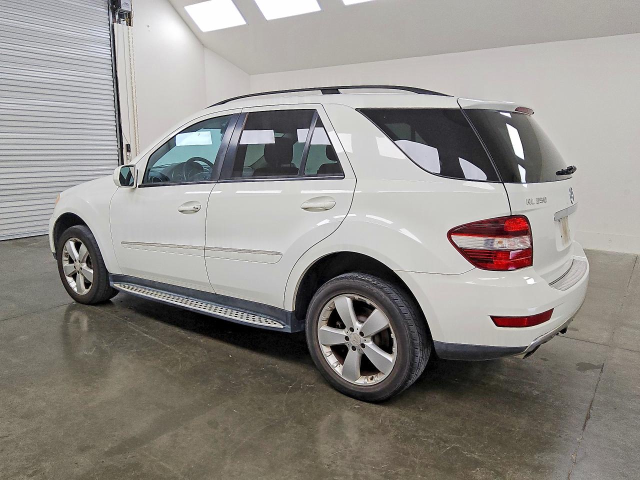 2009 Mercedes-benz Ml 350 White vin: 4JGBB86E99A515148