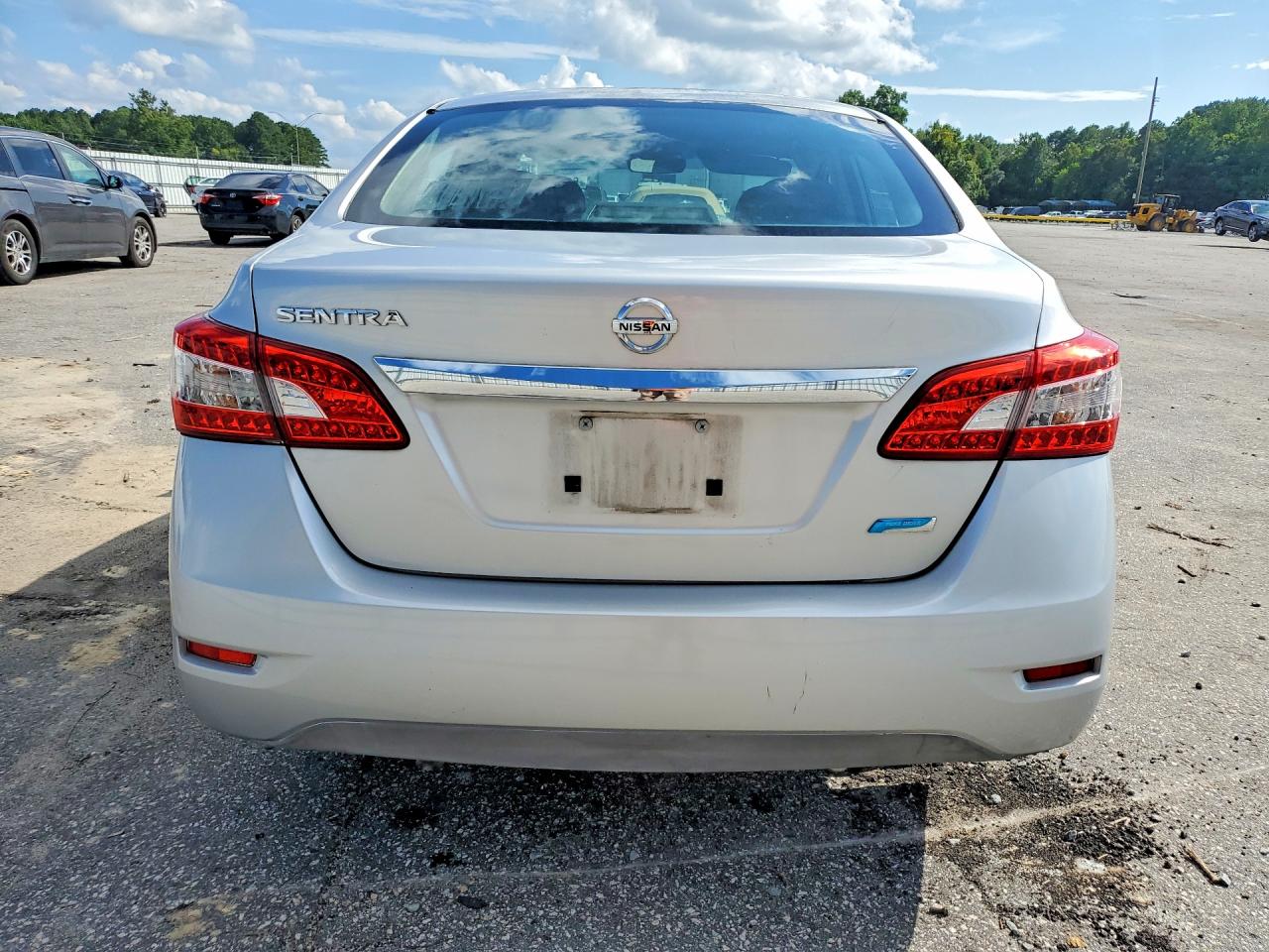 2014 Nissan Sentra S Silver vin: 3N1AB7AP6EY310494