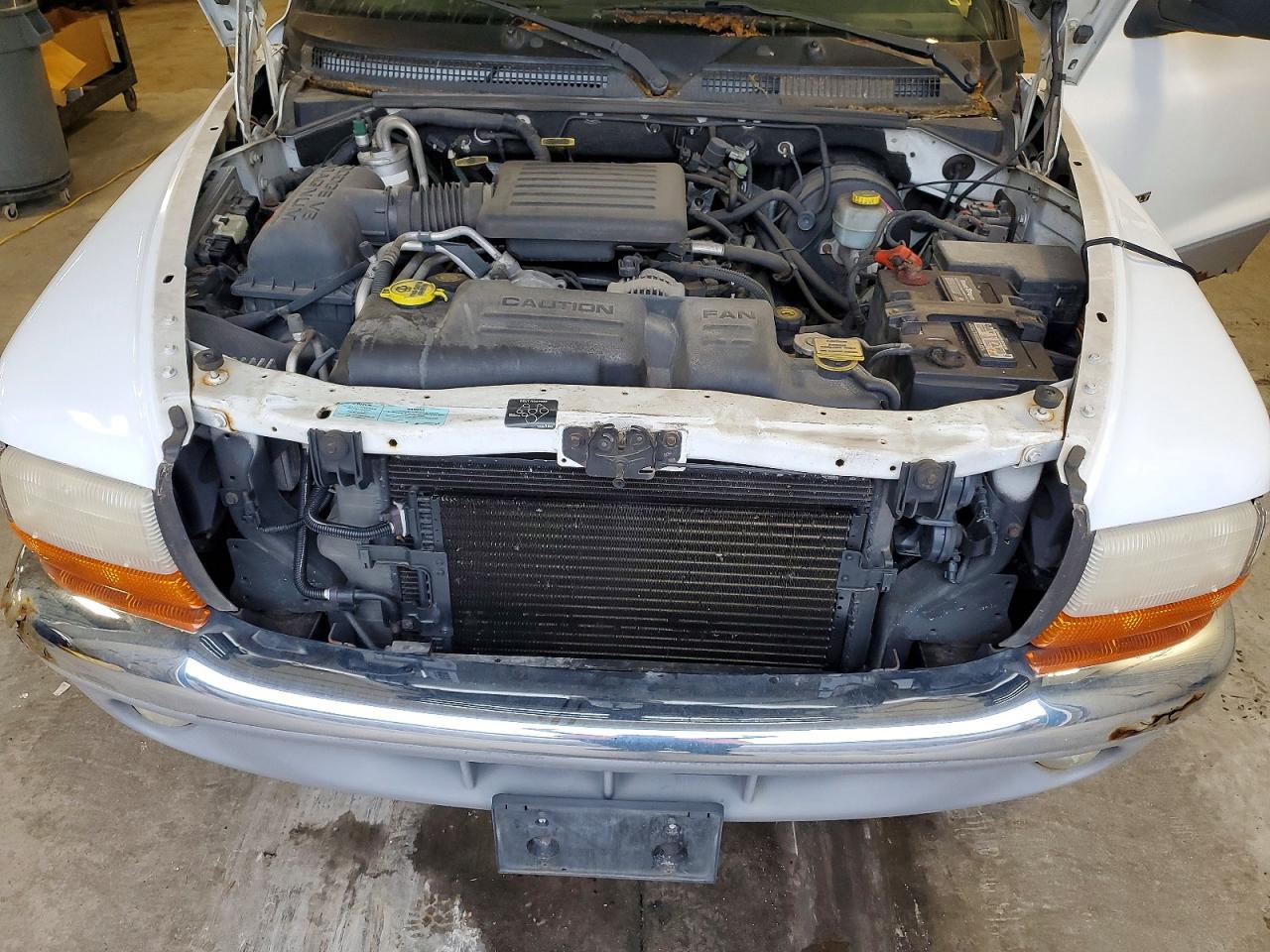 2000 Dodge Dakota Quad White vin: 1B7GG2AN1YS661455