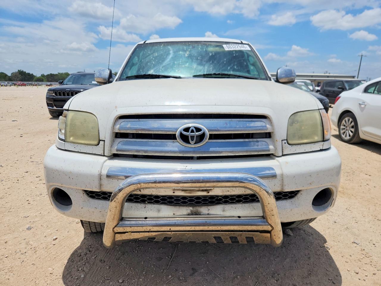 2003 Toyota Tundra Access Cab Sr5 White vin: 5TBRN34173S420829