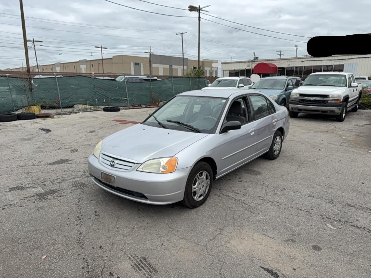 2002 Honda Civic Lx Silver vin: 1HGES16552L026055