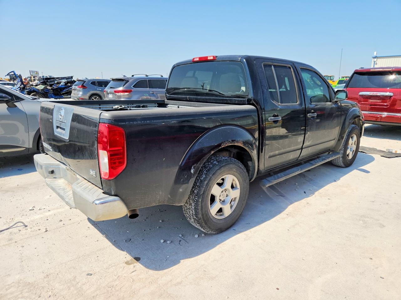 2008 Nissan Frontier Se V6 Black vin: 1N6AD07U98C412782