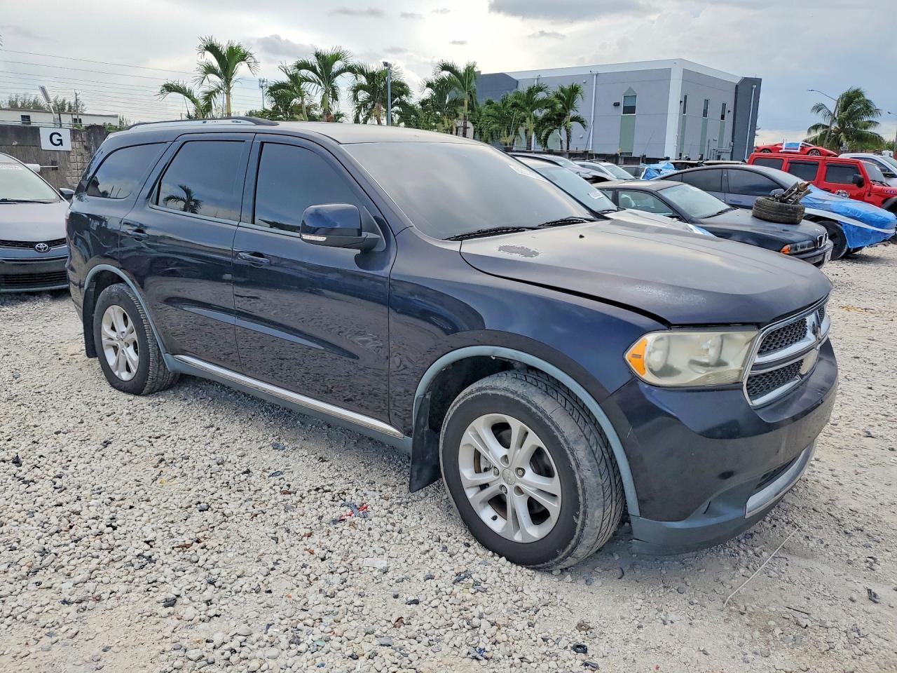 2011 Dodge Durango Crew Blue vin: 1D4RD4GG4BC638147