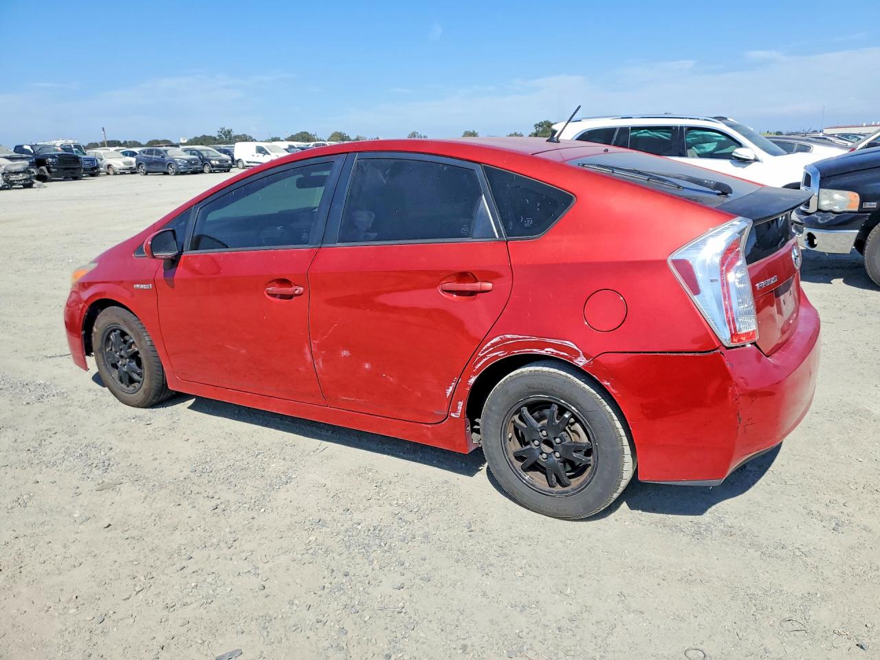 2013 Toyota Prius Two Red vin: JTDKN3DUXD0349634