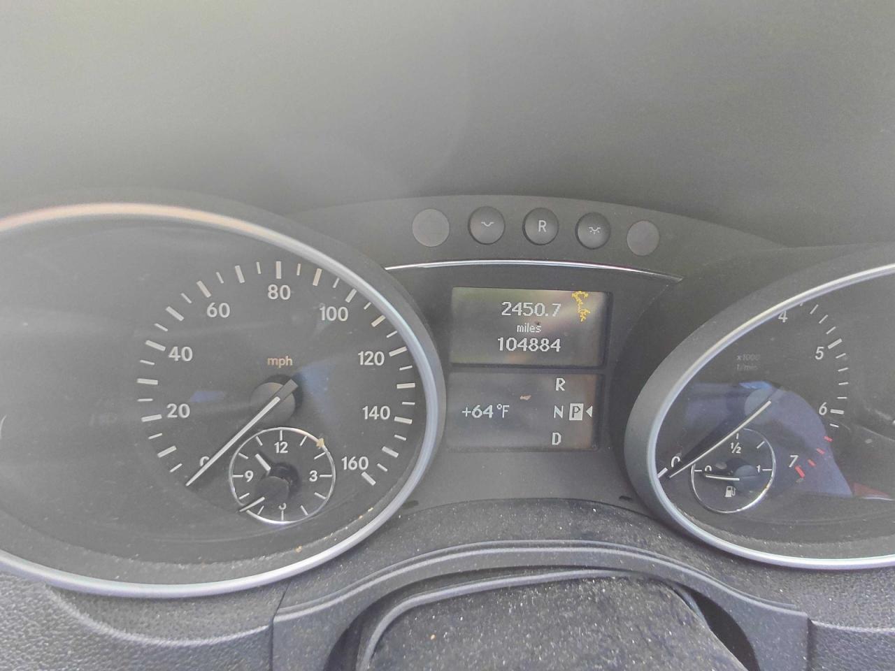 2007 Mercedes-benz Ml 500 Черный vin: 4JGBB75E67A258152