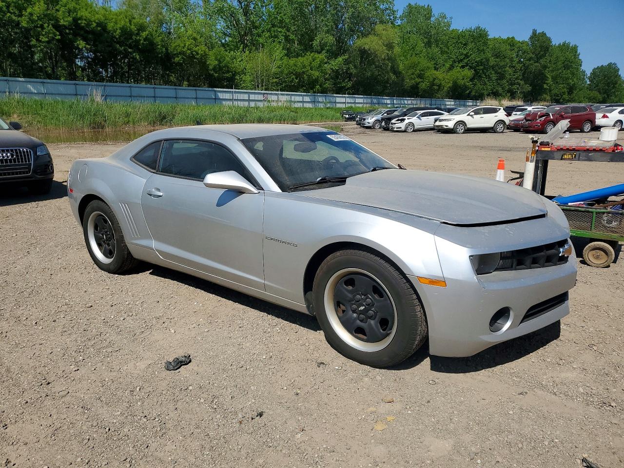 2011 Chevrolet Camaro Ls Silver vin: 2G1FA1ED0B9164679