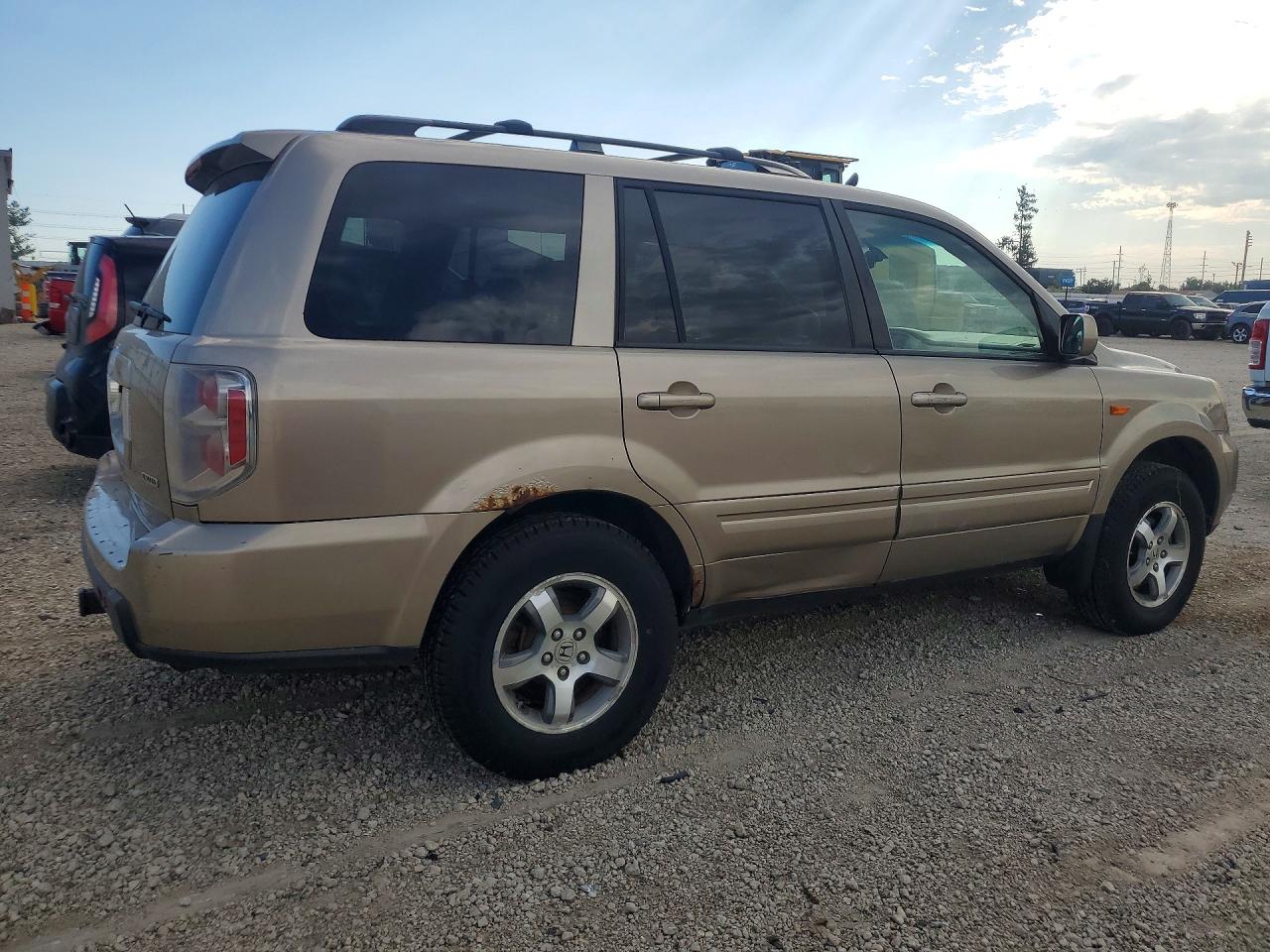 2007 Honda Pilot Exl Gold vin: 5FNYF18547B010064
