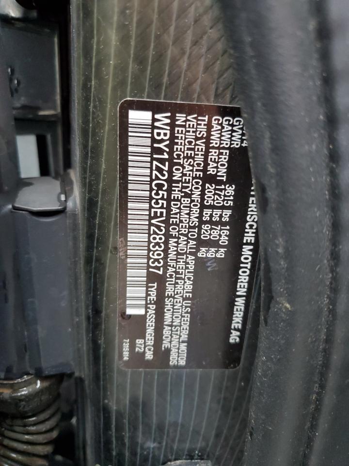 2014 Bmw I3 Bev   Silver vin: WBY1Z2C55EV283937