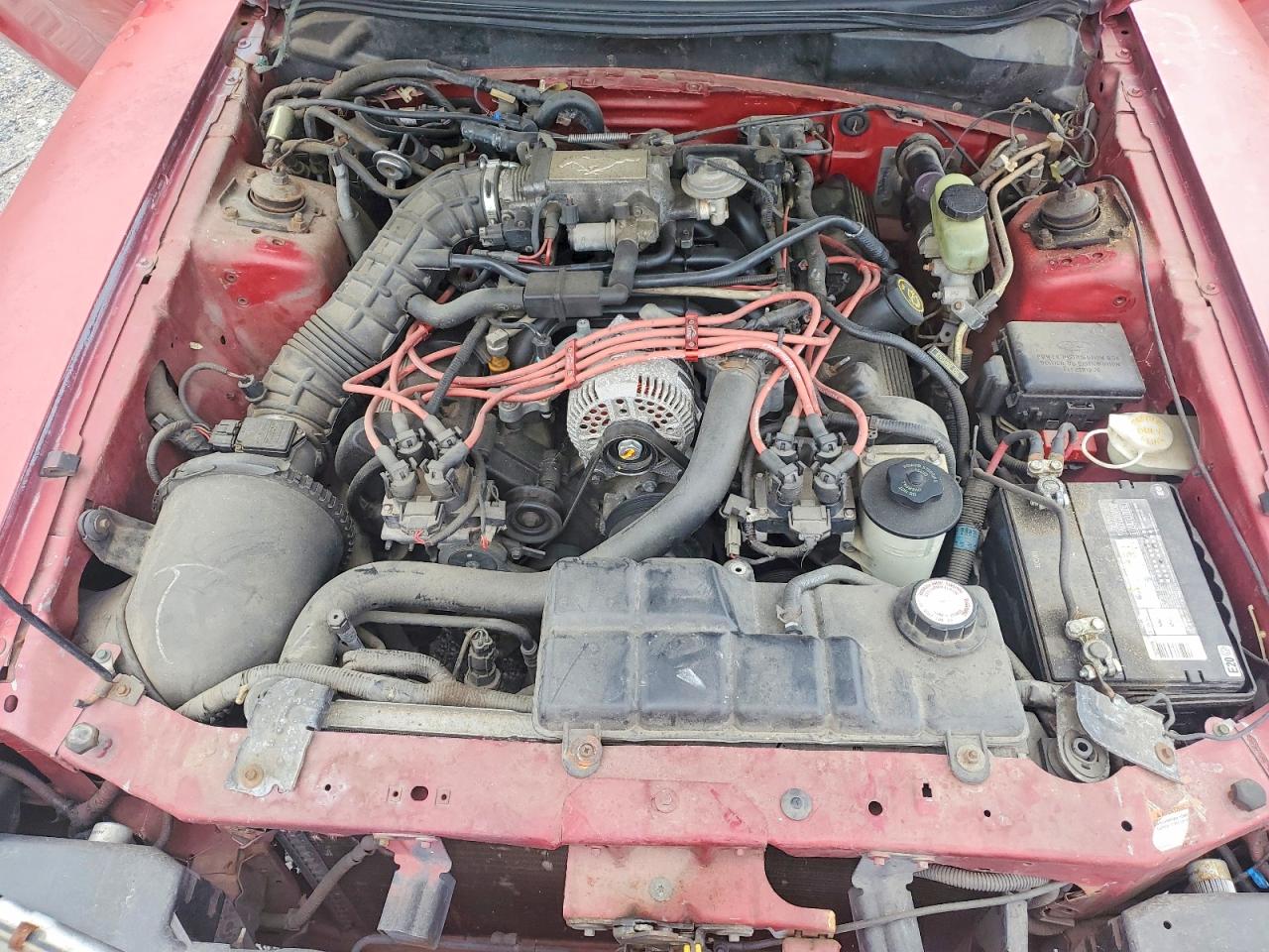 1996 Ford Mustang Gt Красный vin: 1FALP42X4TF182030