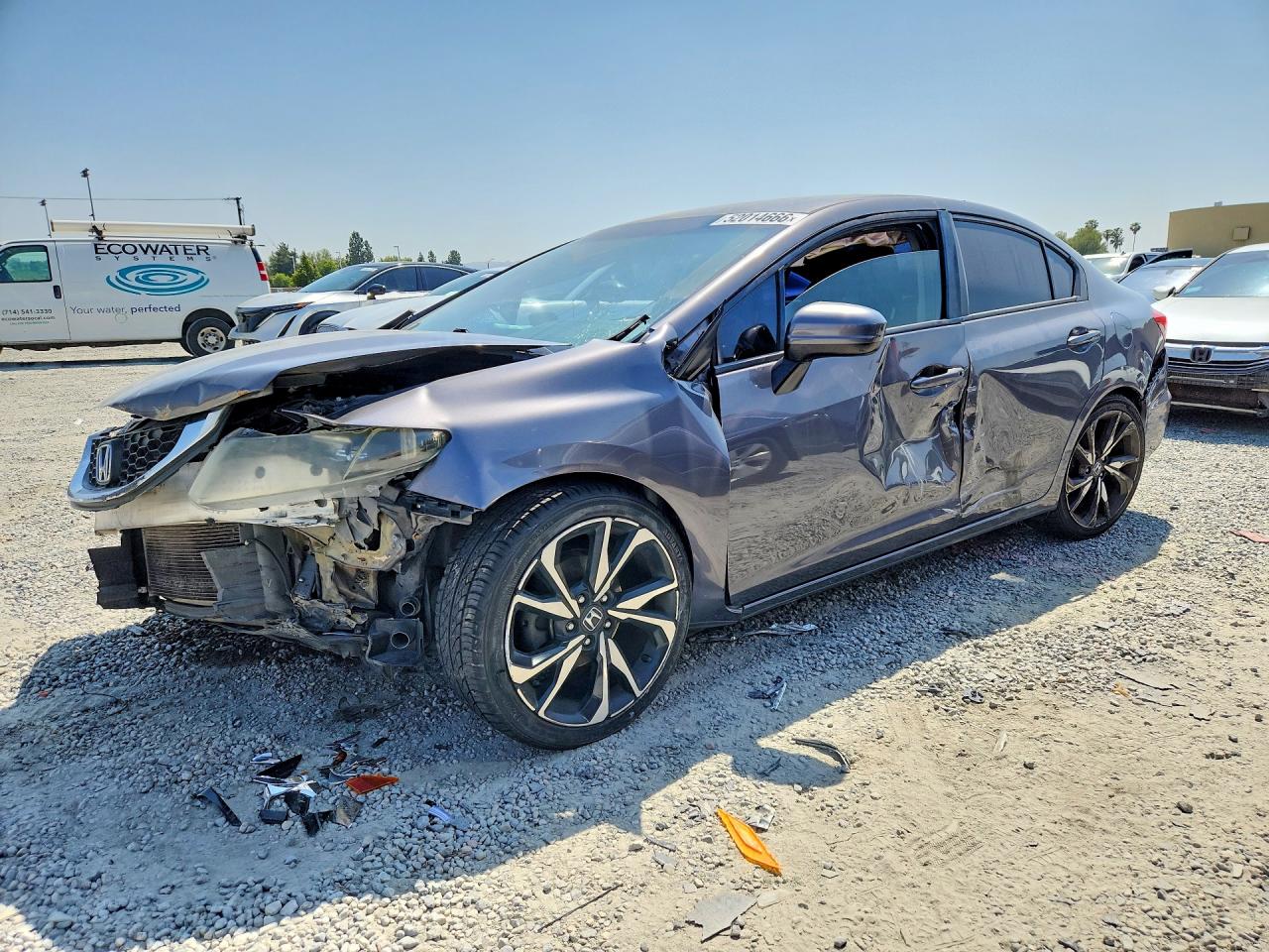 2015 Honda Civic Lx Charcoal vin: 2HGFB2F58FH547851