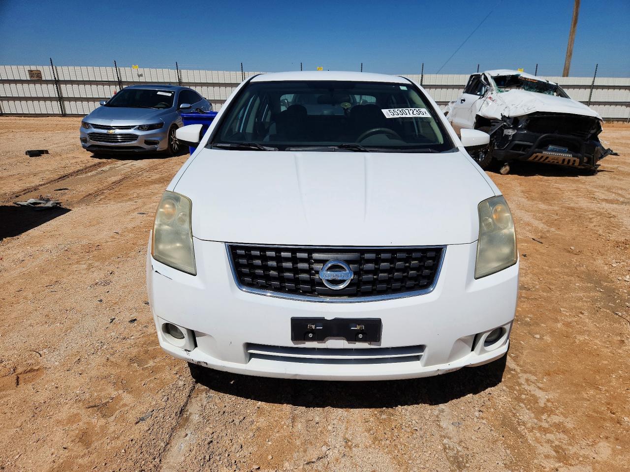 2008 Nissan Sentra 2.0 White vin: 3N1AB61E98L651737