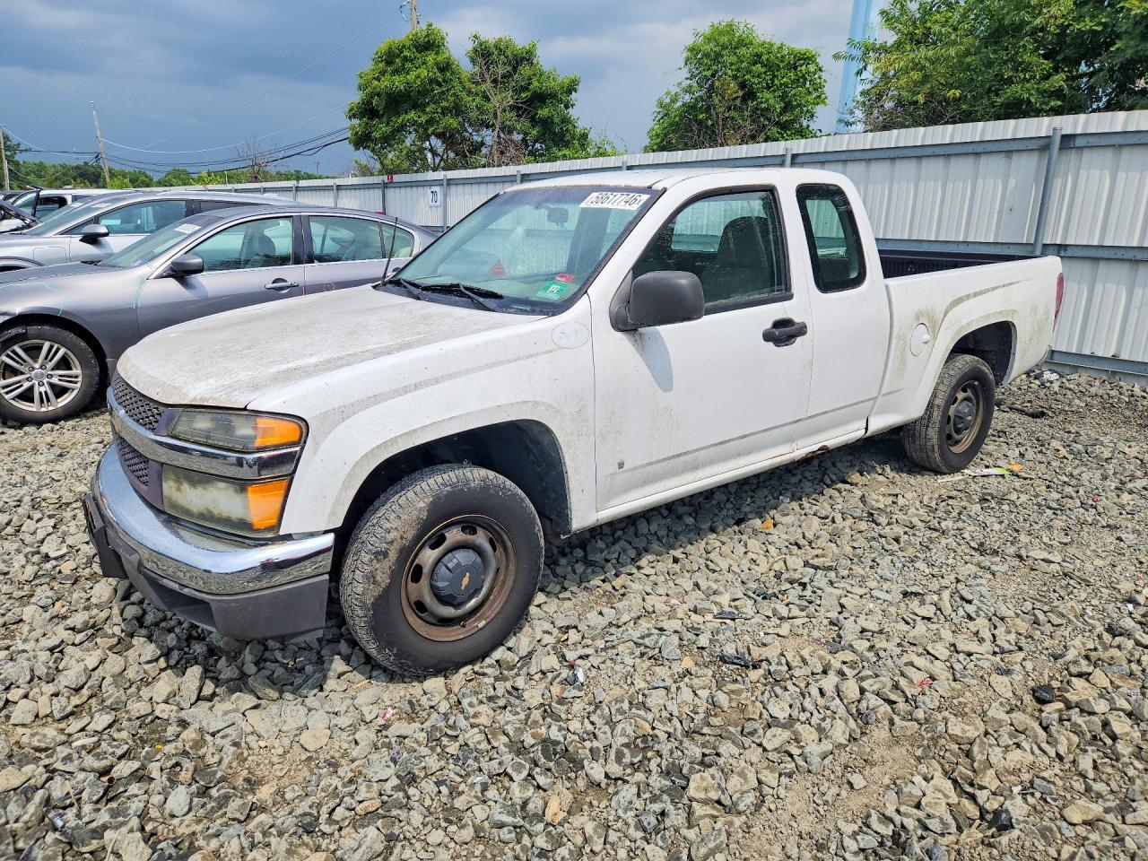 2007 Chevrolet Colorado Белый vin: 1GCCS199978161859
