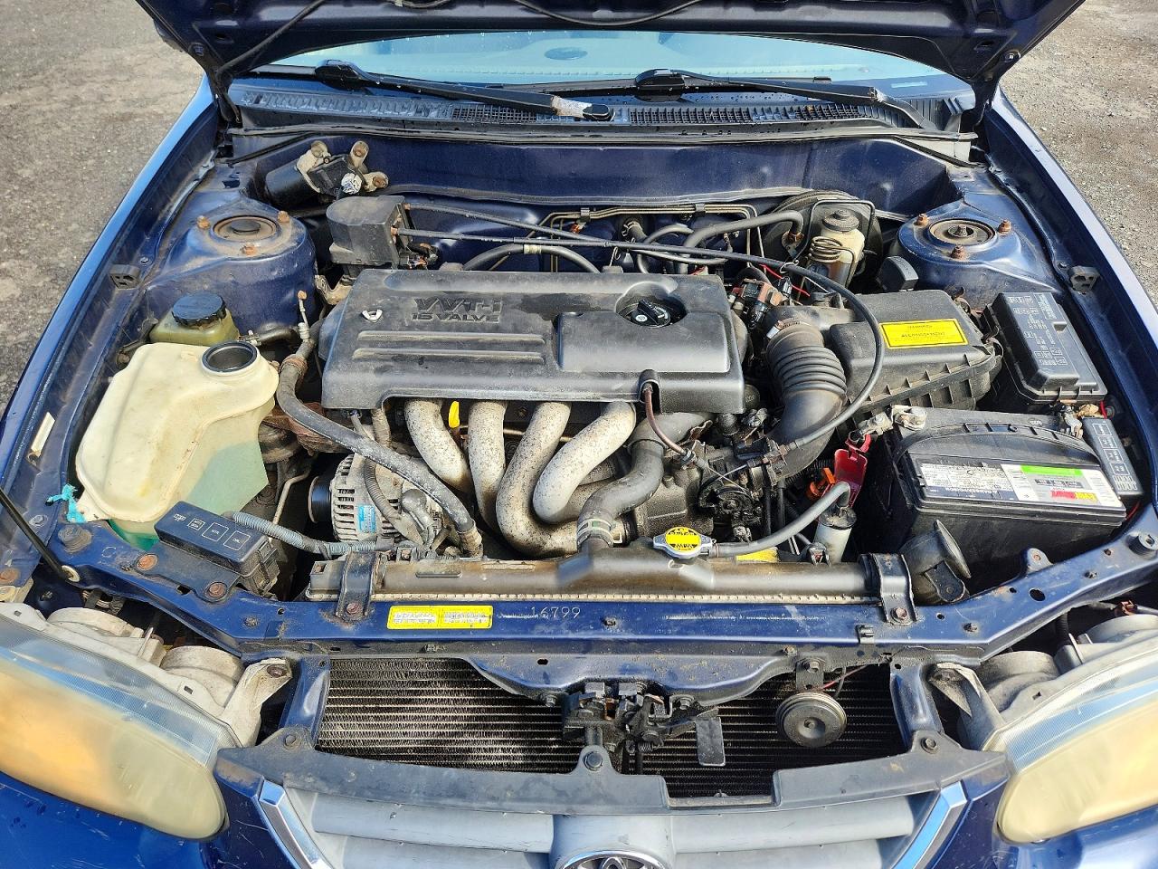 2002 Toyota Corolla Le Blue vin: 2T1BR12E72C579025