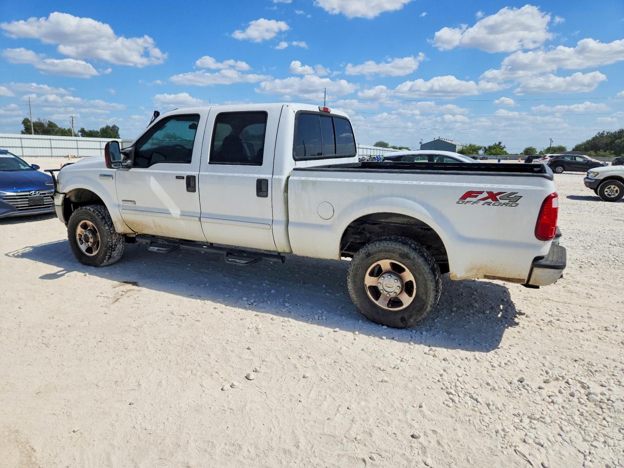 2006 Ford F250 Super Duty White vin: 1FTSW21P26EA26965