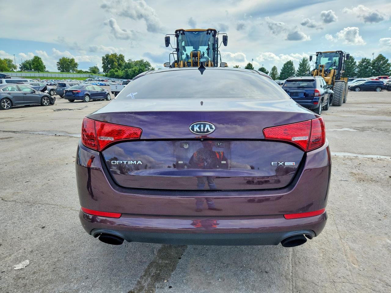 2013 Kia Optima Ex Purple vin: 5XXGN4A73DG133875