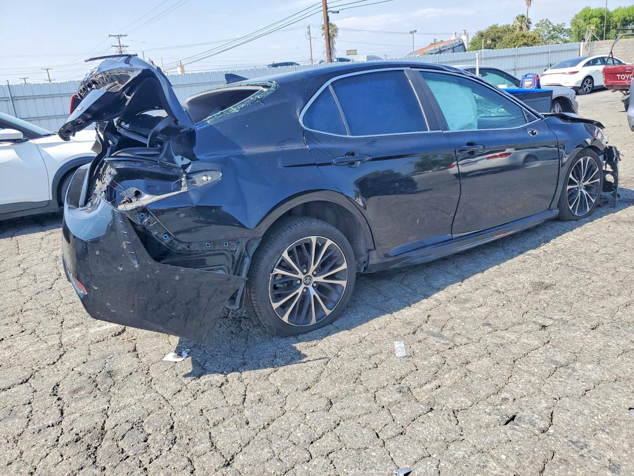 2019 Toyota Camry Se Черный vin: 4T1B11HK2KU776204