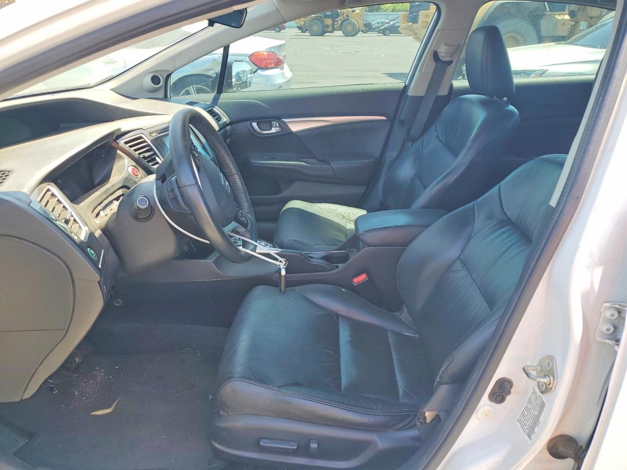 2015 Honda Civic Exl White vin: 19XFB2F96FE206252