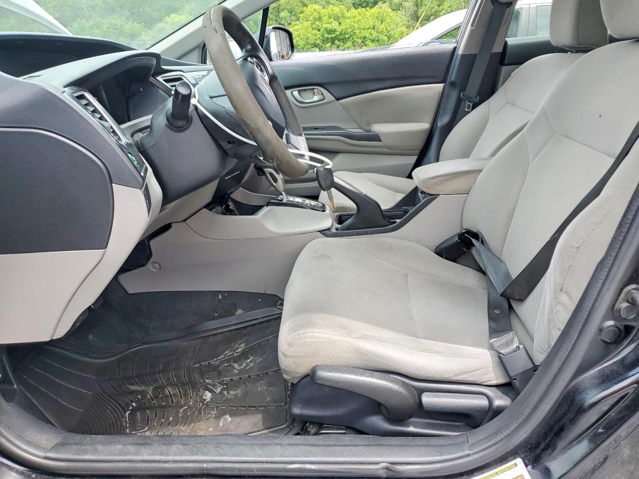 2013 Honda Civic Lx Black vin: 19XFB2F56DE242470