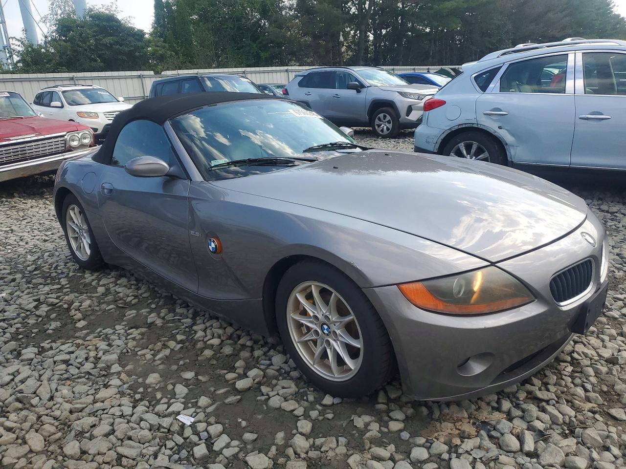 2003 Bmw Z4 2.5 Gray vin: 4USBT33403LR65602