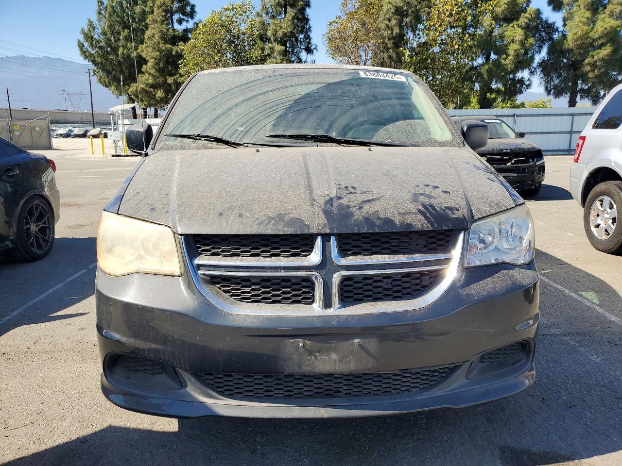 2012 Dodge Grand Caravan Se Серый vin: 2C4RDGBG1CR258214