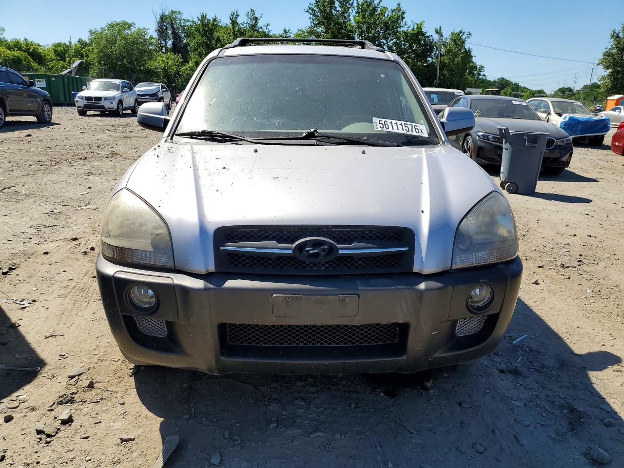 2005 Hyundai Tucson Gls Silver vin: KM8JN72D45U227542