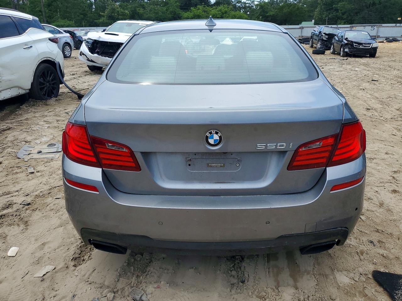 2013 Bmw 550 I Gray vin: WBAFR9C59DDX80569