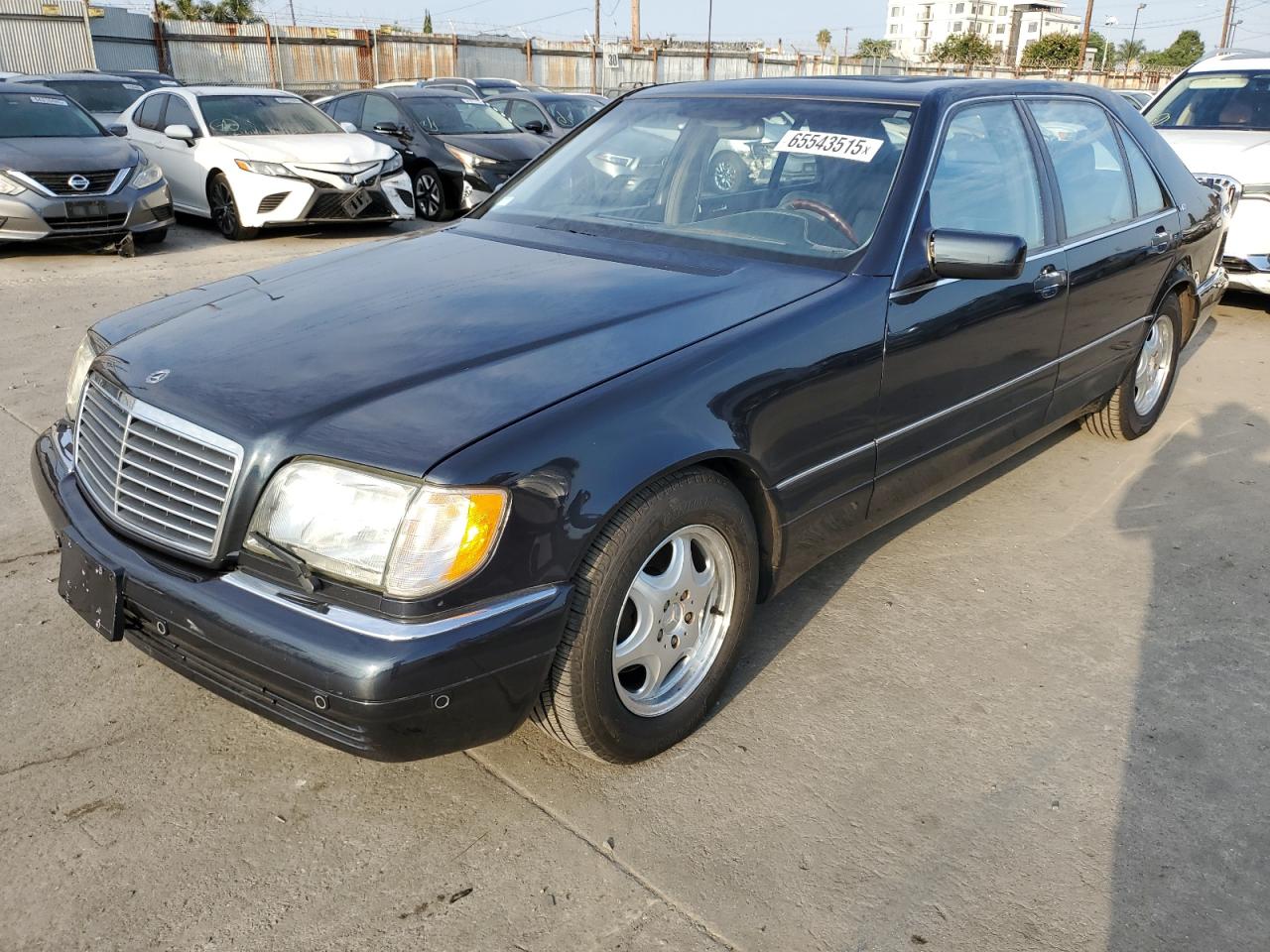 1999 Mercedes-benz S 600 Зеленый vin: WDBGA57G5XA428158