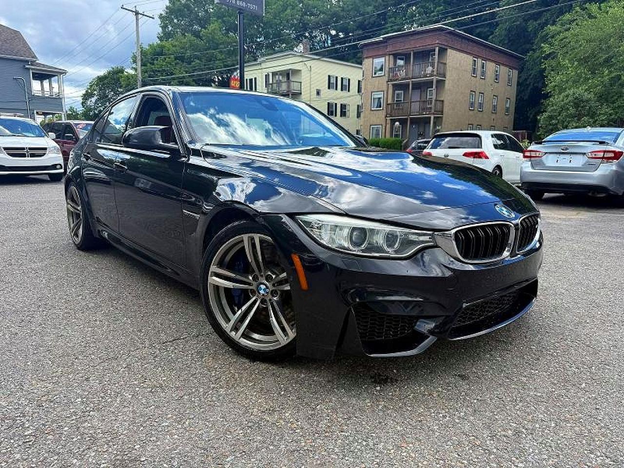 2015 Bmw M3 Black vin: WBS3C9C55FP803086